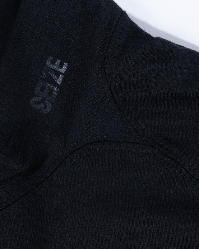 SEIZE - MERINO WOOL MOCK NECK - INK
