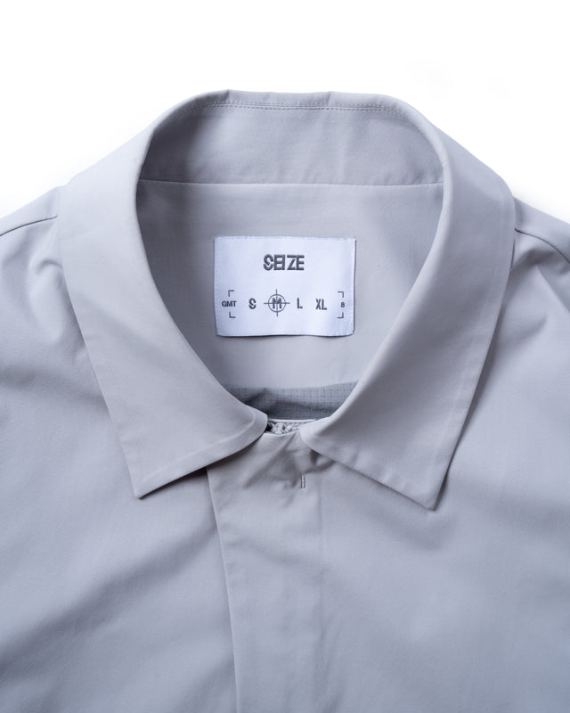 SEIZE - HYBRID PRIMEFLEX™ SHELL JACKET - FAIR-FACED CONCRETE