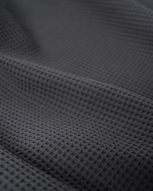 SEIZE - LIGHT WAFFLE S/S TEE - MONO GREY