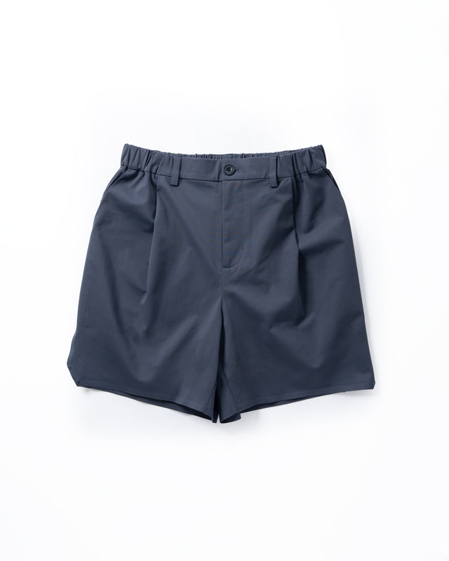 SEIZE - POLYFELX UNI-FORM ONE TUCK SHORTS - TITANIUM