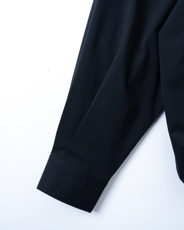 SEIZE - SOLOTEX TWILL DRAWCORD BLOUSON - DARK MIST