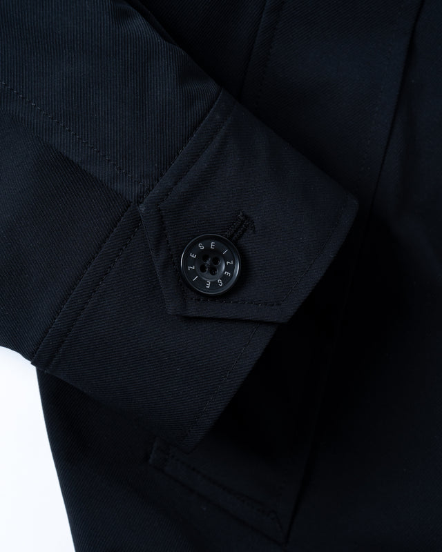 SEIZE - SOLOTEX TWILL DRAWCORD BLOUSON - DARK MIST