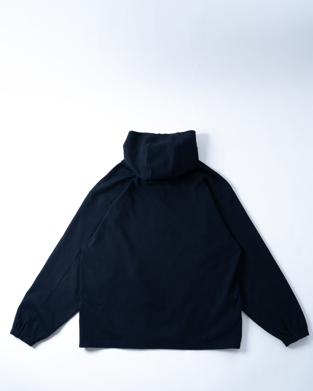SEIZE - WAFFLE HALF ZIP PULLOVER - METRO OCEAN