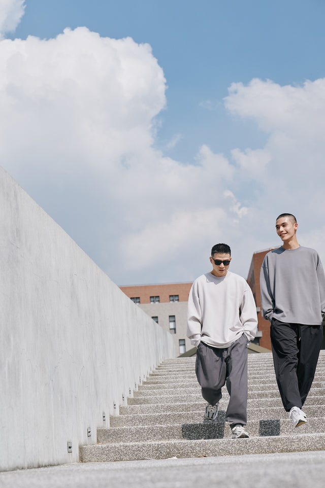 SEIZE 002 - CORDURA COMBAT WOOL 2 TUCK TAPERED PANTS - GENTLE GRAY