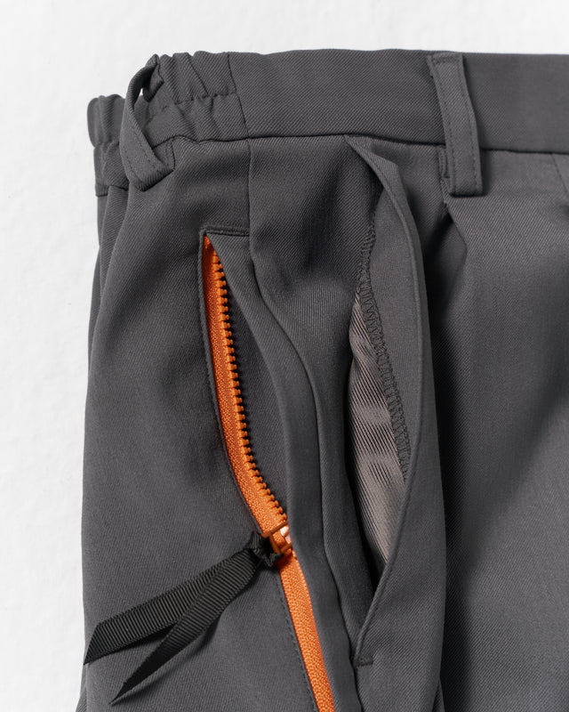 SEIZE 002 - CORDURA COMBAT WOOL 2 TUCK TAPERED PANTS - GENTLE GRAY