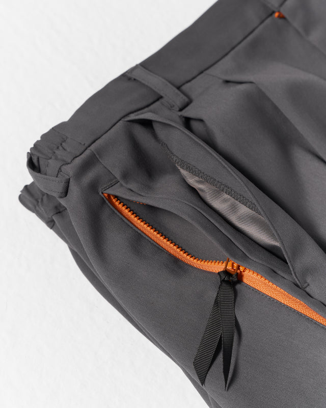 SEIZE 002 - CORDURA COMBAT WOOL 2 TUCK TAPERED PANTS - GENTLE GRAY