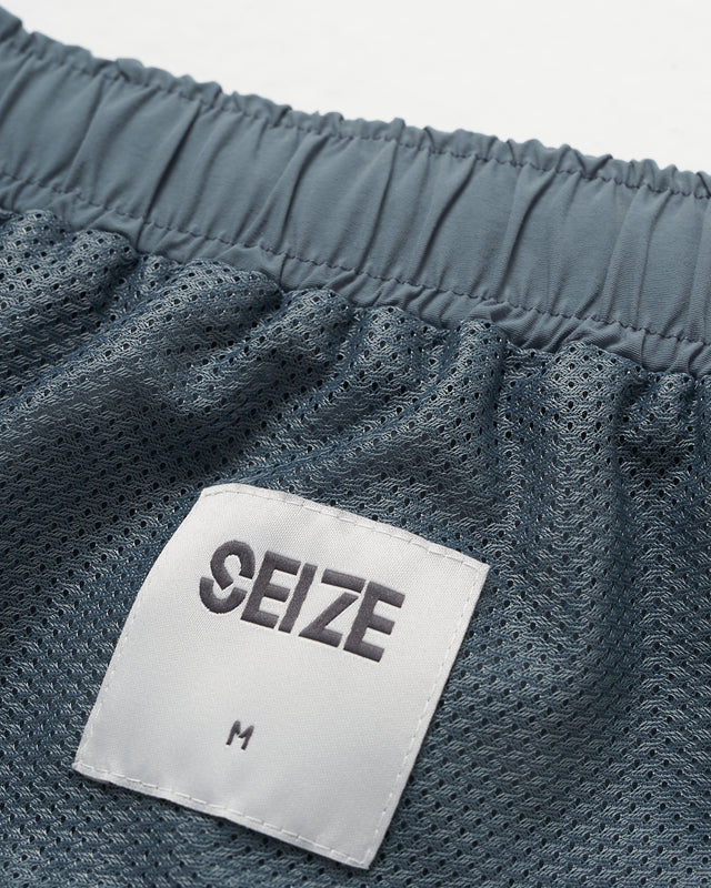 SEIZE - TECH 2 TUCK BOARD SHORTS - LAKE GREY