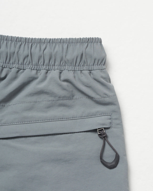 SEIZE - TECH 2 TUCK BOARD SHORTS - CLOUD GREY