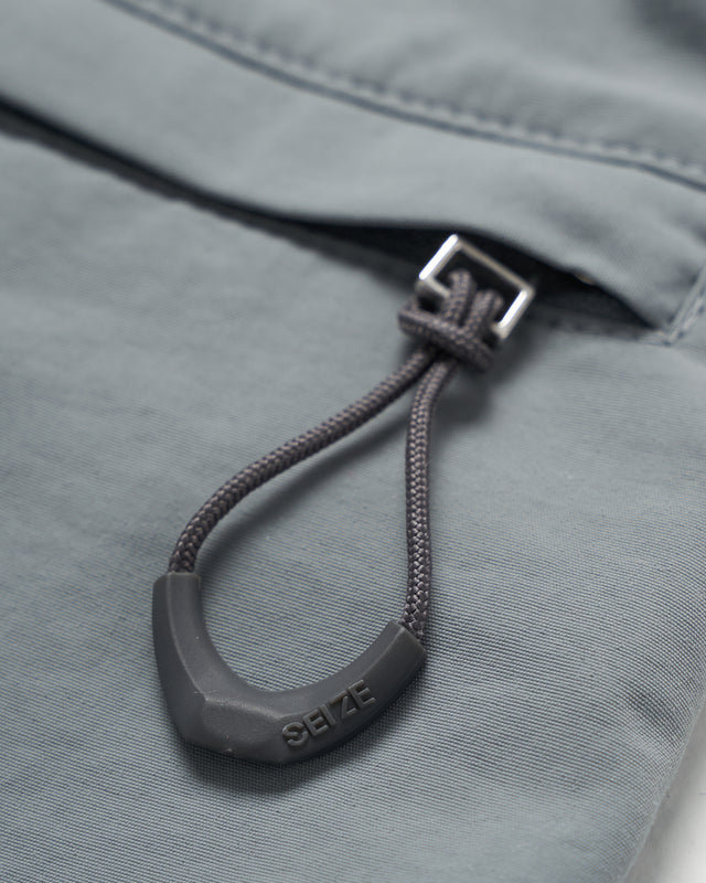 SEIZE - TECH 2 TUCK BOARD SHORTS - CLOUD GREY