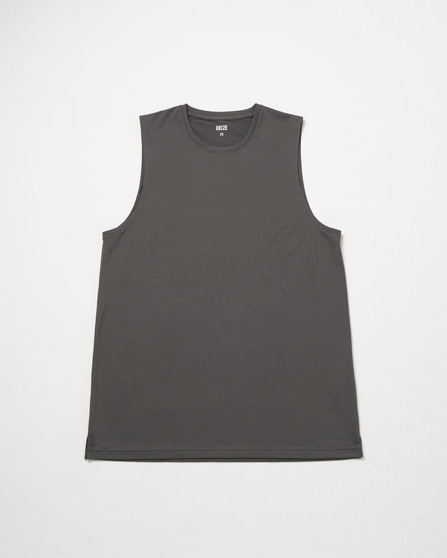 SEIZE BASIC - TECH TANK TOP - CEMENT GREY