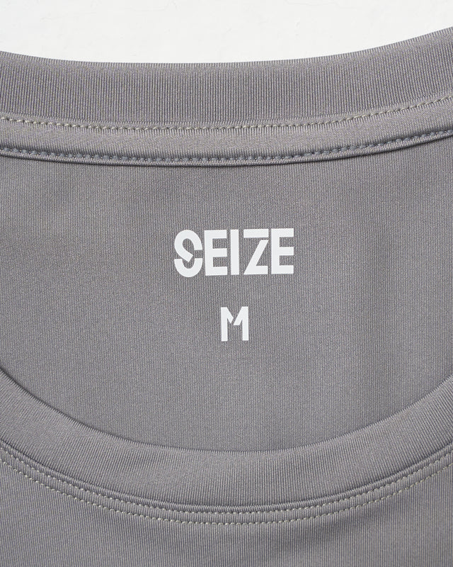 SEIZE BASIC - TECH TANK TOP - TAUPE GREY