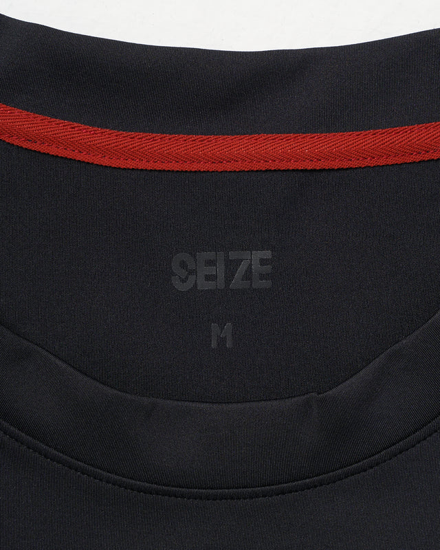 SEIZE - TECH ADV VERSATILITY TEE - MATTE BLACK