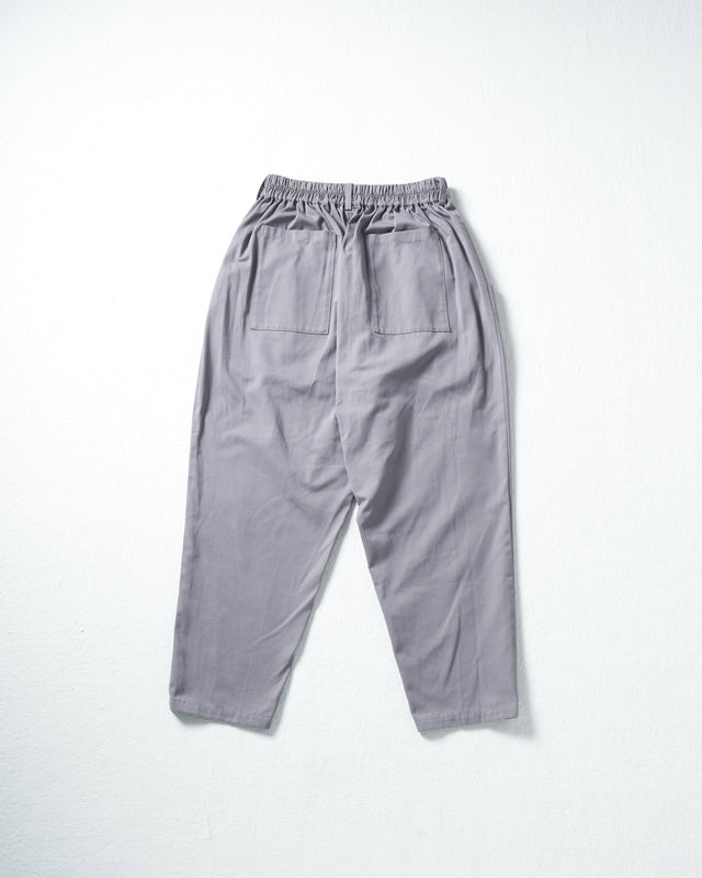 SEIZE - WIDE TAPERED SAROUEL PANTS - TITANIUM GREY