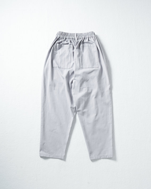 SEIZE - WIDE TAPERED SAROUEL PANTS - FROST GREY