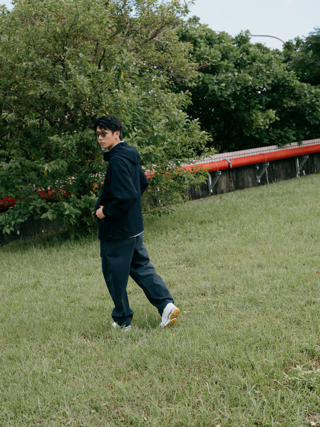 SEIZE - WAFFLE HALF ZIP PULLOVER - METRO OCEAN