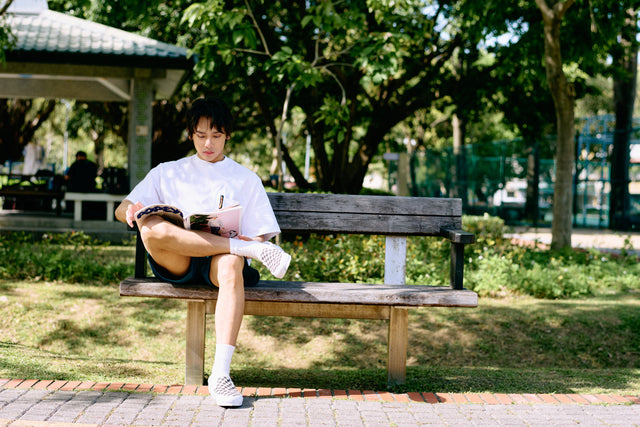 SEIZE - FUNCTIONAL POCKET TEE - MOON WHITE