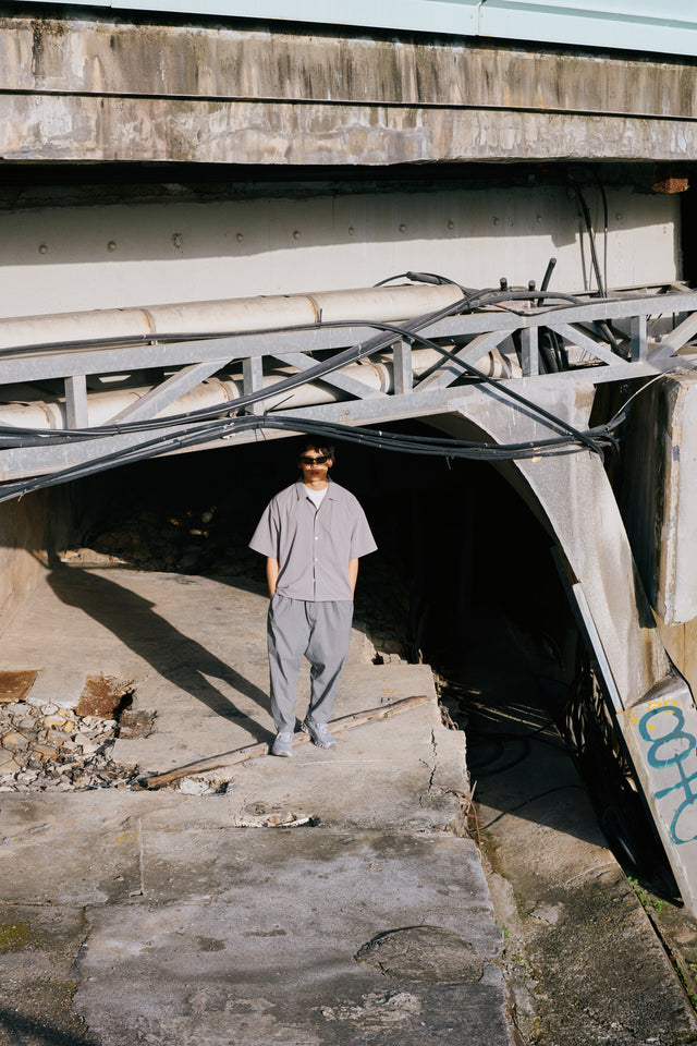 SEIZE - WIDE UNFETTERED DAILY TAPERED PANTS - JERSEY GREY