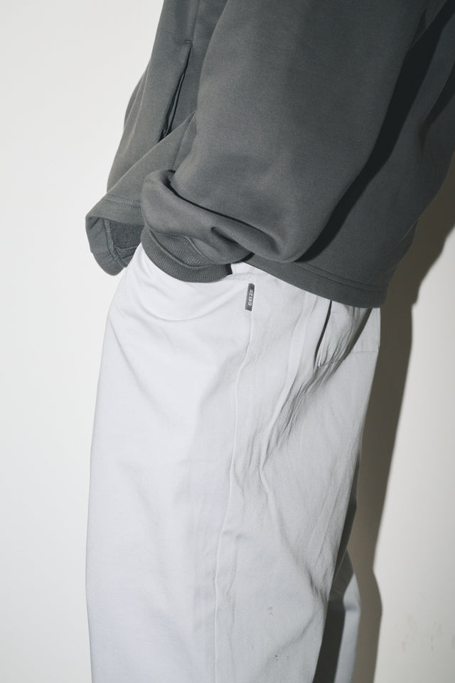 SEIZE - WIDE TAPERED SAROUEL PANTS - FROST GREY