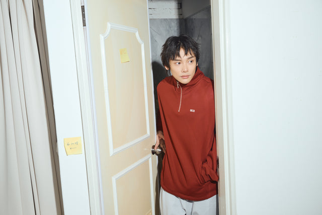 SEIZE - ANTISTATIC HALF ZIP S.C. PULLOVER - CRIMSON RED