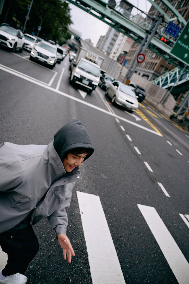 SEIZE - ANTISTATIC LOOSE FIT HOODIE - ETERNAL GREY