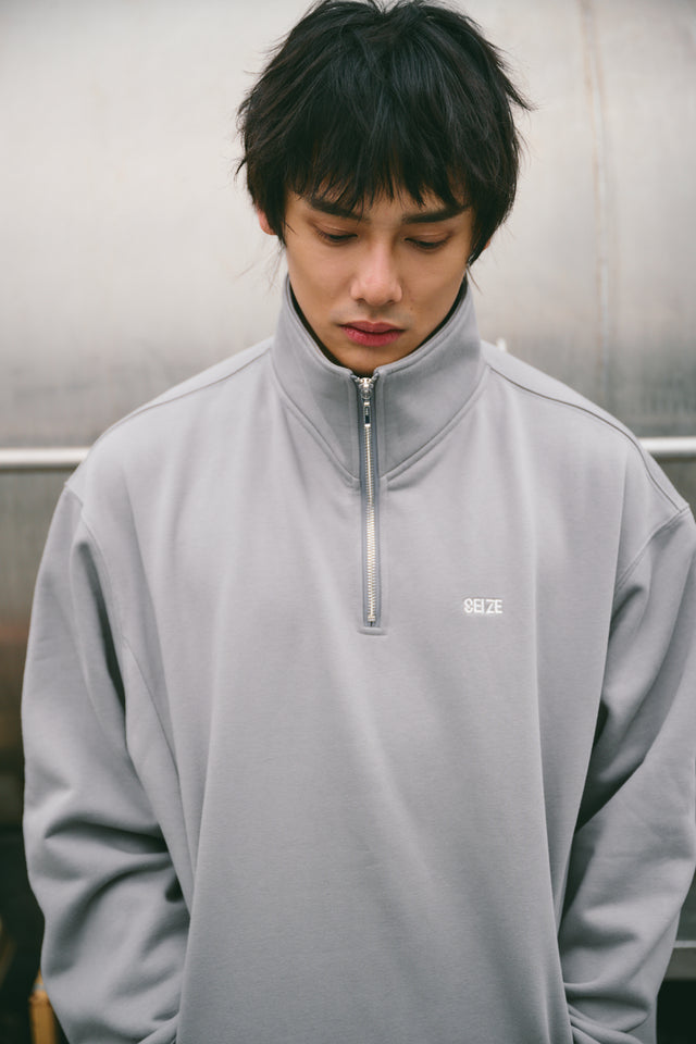 SEIZE - ANTISTATIC HALF ZIP S.C. PULLOVER - SMOKE GREY