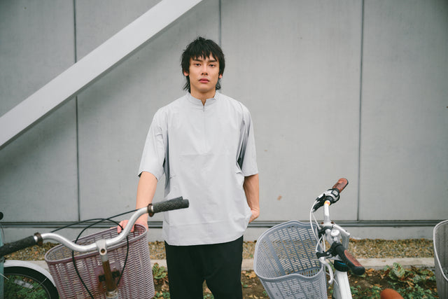 SEIZE - TECH SOLOTEX 2WAY HALF ZIP SHIRT - ICELAND