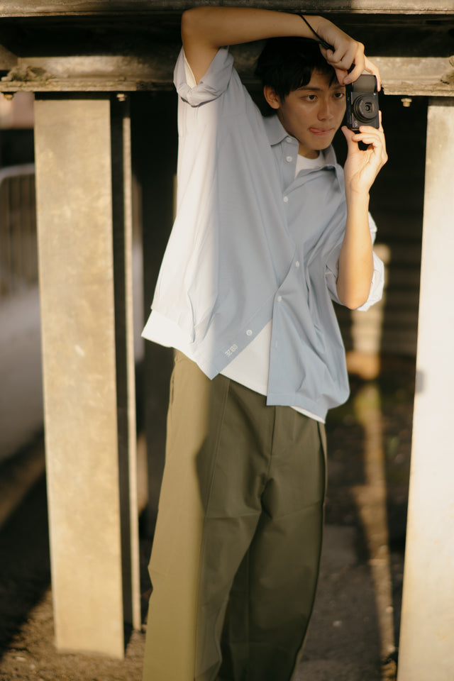 SEIZE - 003 AXIS TAPER UTILITY PANTS - EVERMOSS