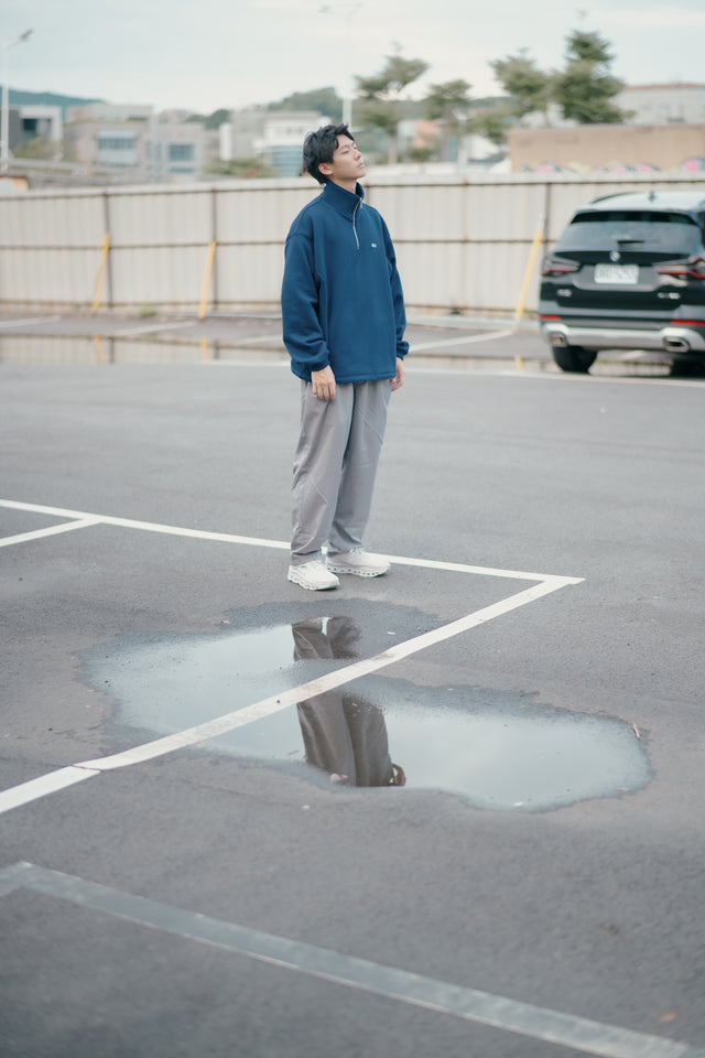 SEIZE - ANTISTATIC HALF ZIP S.C. PULLOVER - VINTAGE BLUE