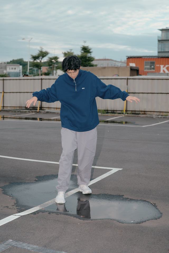 SEIZE - ANTISTATIC HALF ZIP S.C. PULLOVER - VINTAGE BLUE