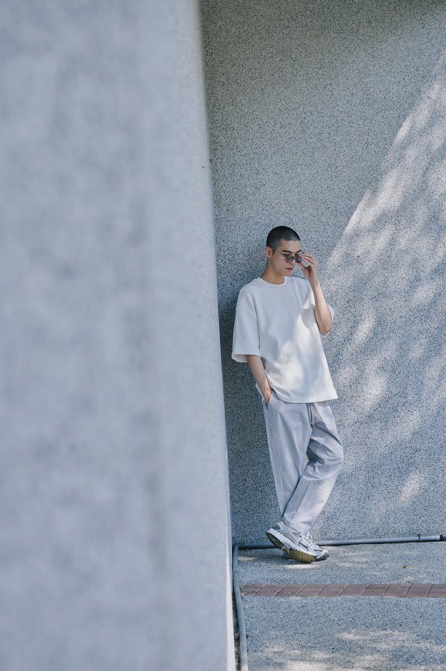SEIZE - TECH TAPERED EASY PANTS V2 - LIGHT GREY