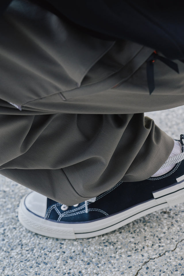 SEIZE 002 - CORDURA COMBAT WOOL 2 TUCK TAPERED PANTS - SANDALWOOD