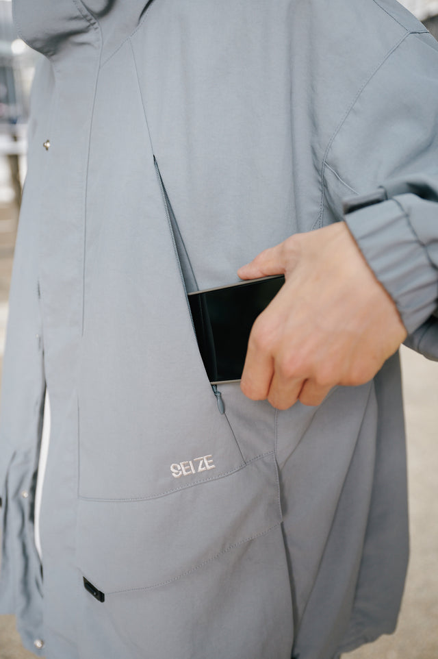 SEIZE - TECH WINDBREAKER SHELL JACKET