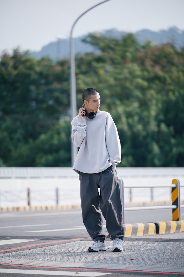 SEIZE 002 - CORDURA COMBAT WOOL 2 TUCK TAPERED PANTS - GENTLE GRAY
