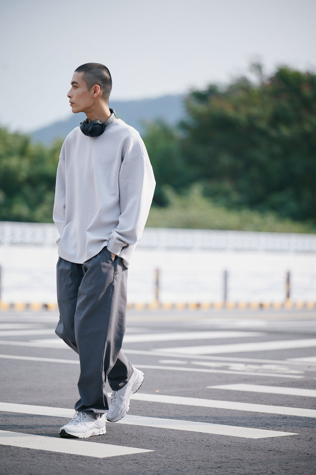 SEIZE 002 - CORDURA COMBAT WOOL 2 TUCK TAPERED PANTS - GENTLE GRAY