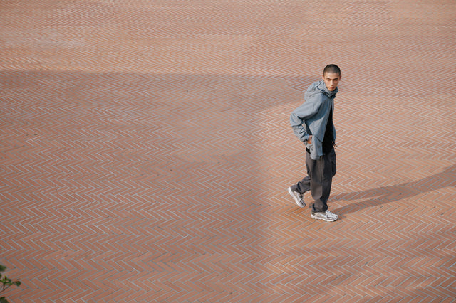 SEIZE 002 - CORDURA COMBAT WOOL 2 TUCK TAPERED PANTS - GENTLE GRAY