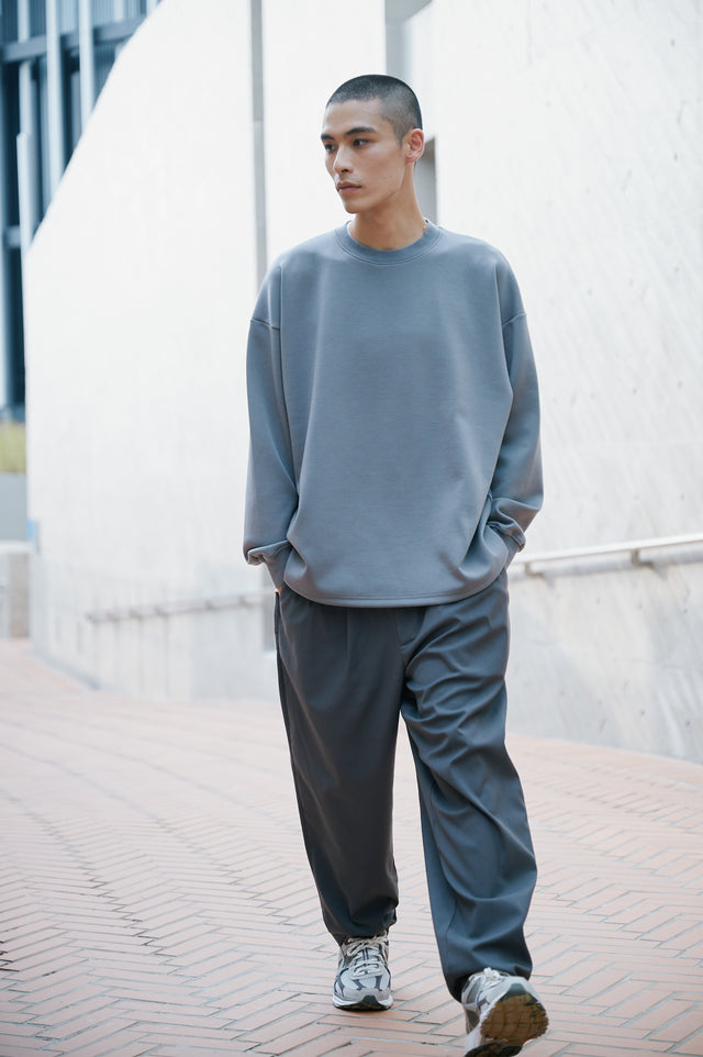 SEIZE 002 - CORDURA COMBAT WOOL 2 TUCK TAPERED PANTS - GENTLE GRAY