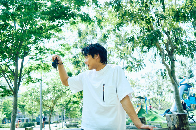 SEIZE - FUNCTIONAL POCKET TEE - MOON WHITE