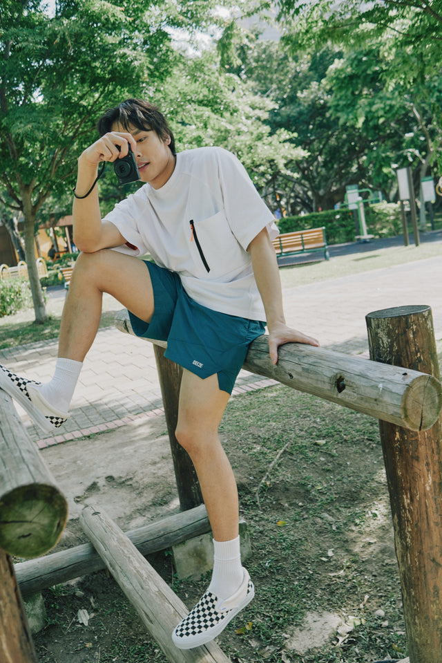 SEIZE - FUNCTIONAL POCKET TEE - MOON WHITE