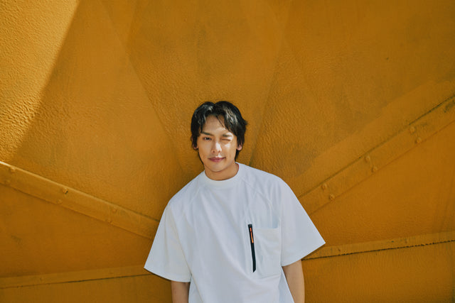 SEIZE - FUNCTIONAL POCKET TEE - MOON WHITE