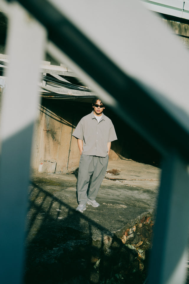 SEIZE - WIDE UNFETTERED DAILY TAPERED PANTS - JERSEY GREY