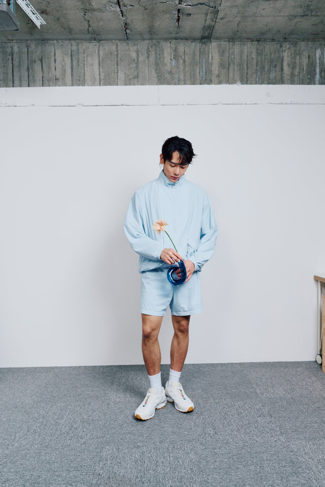 SEIZE - GRIDFLOW TILITY SHELL JACKET - GLACIER STREAM