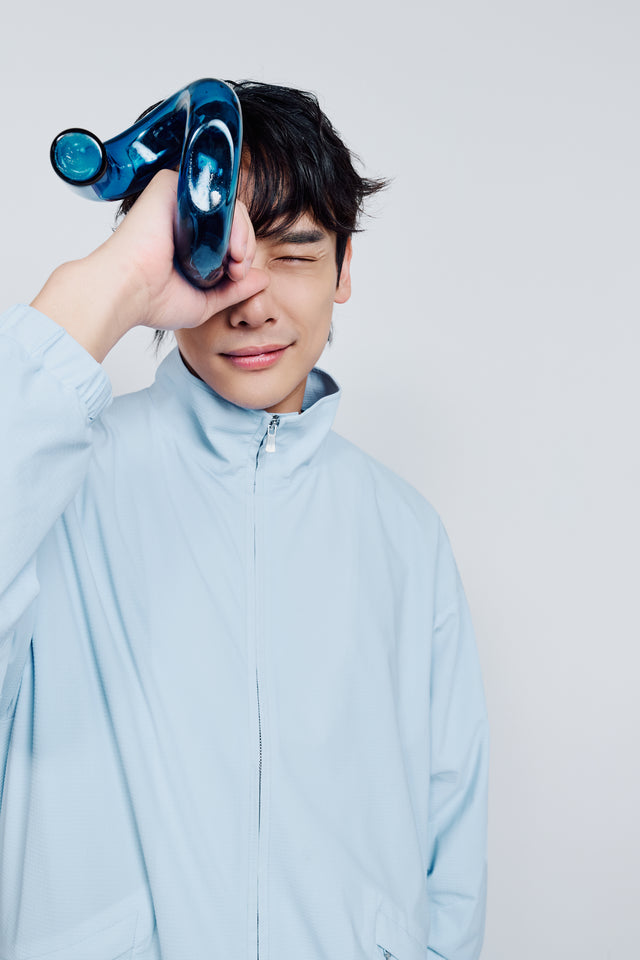 SEIZE - GRIDFLOW TILITY SHELL JACKET - GLACIER STREAM