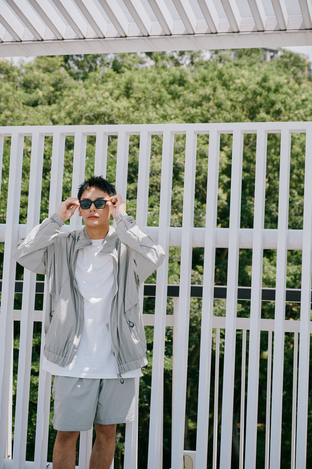 SEIZE - TECH SUN PROTECTION LIGHT BLOUSON - TANA GREEN