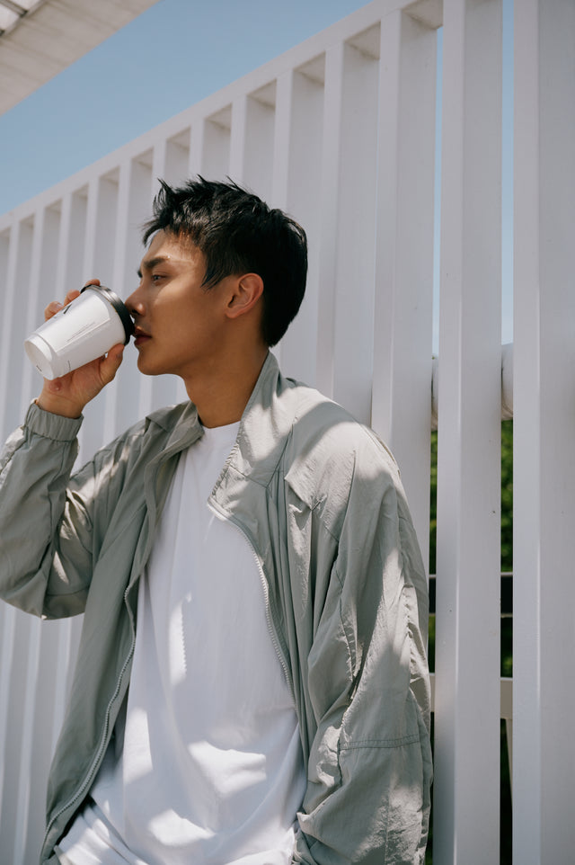 SEIZE - TECH SUN PROTECTION LIGHT BLOUSON - TANA GREEN