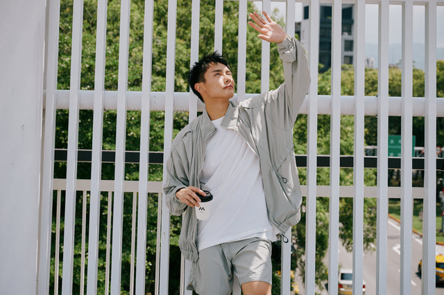 SEIZE - TECH SUN PROTECTION LIGHT BLOUSON - TANA GREEN