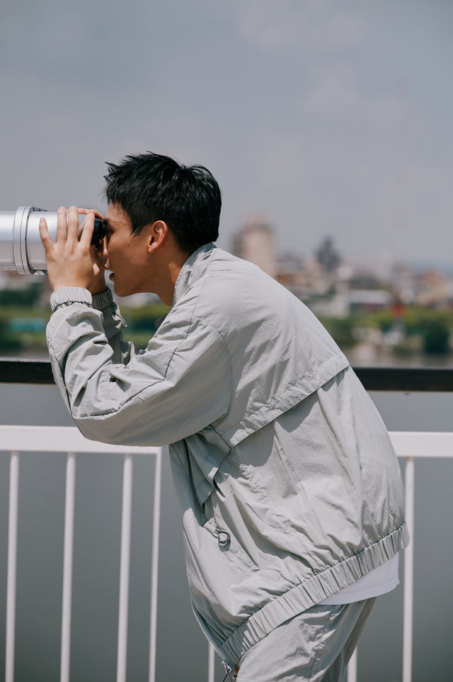 SEIZE - TECH SUN PROTECTION LIGHT BLOUSON - TANA GREEN