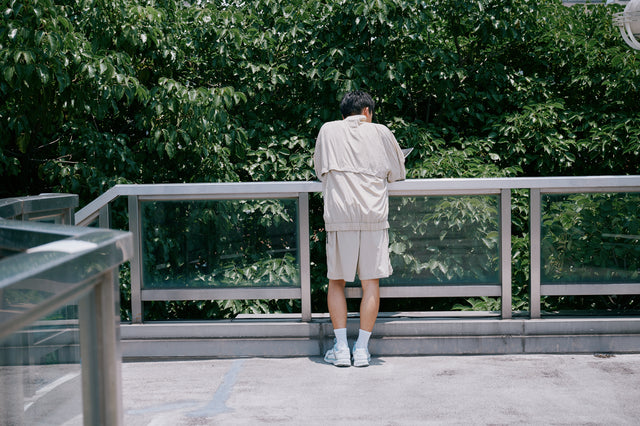 SEIZE - TECH SUN PROTECTION LIGHT SHORTS - PEARL KHAKI