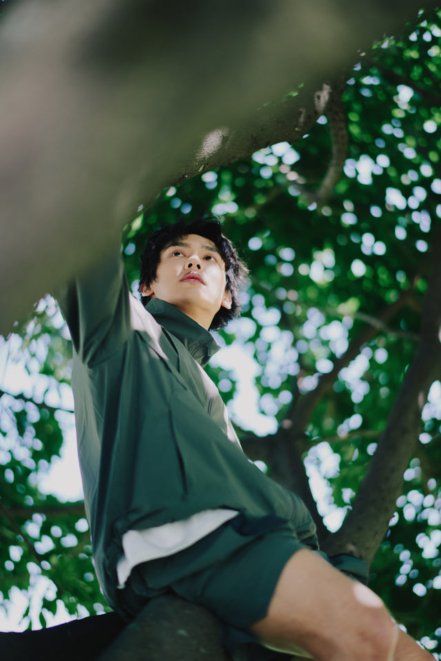 SEIZE - TECH AIRDRIFT SUN PROTECTION JACKET - ASH FOREST