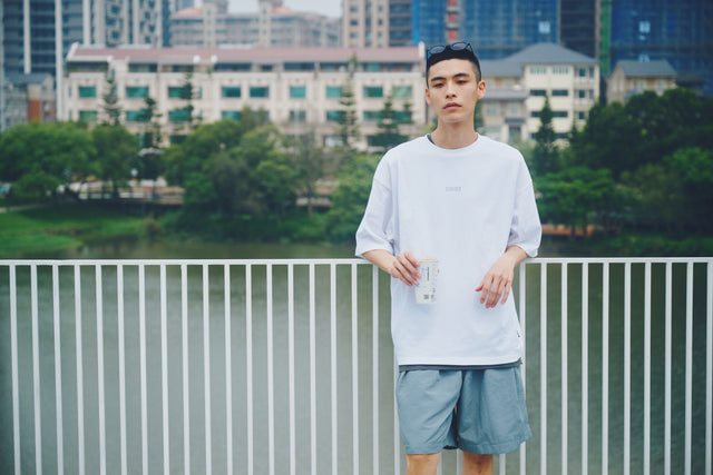 SEIZE - TECH 2 TUCK BOARD SHORTS - CLOUD GREY