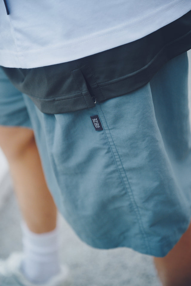 SEIZE - TECH 2 TUCK BOARD SHORTS - CLOUD GREY